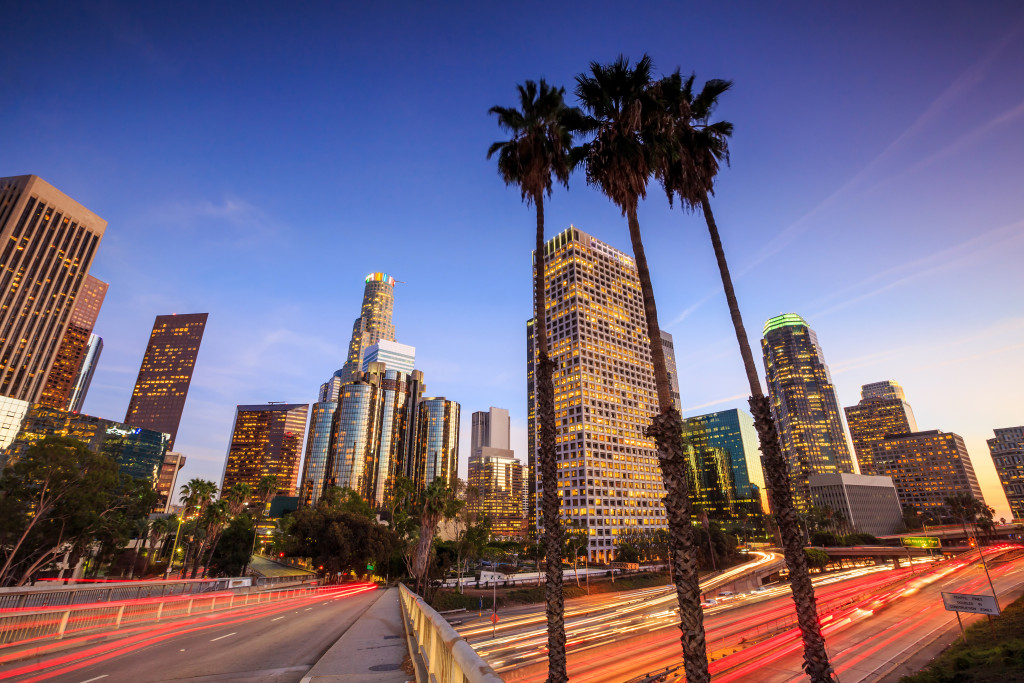 city skyscrapers