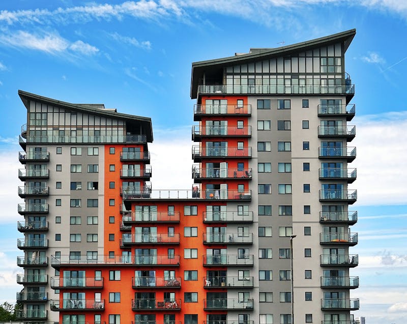 a high-rise condominium